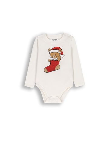 Coccodrillo Body mit langen Ärmeln Xmas in ecru