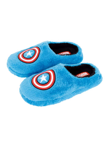 Avengers Hausschuhe Avengers Captain America in Blau