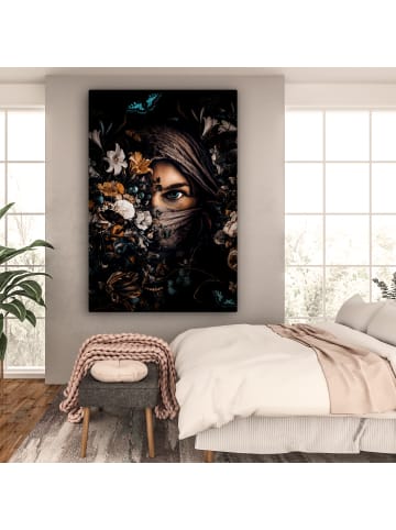 OnlyWow Leinwand Bilder Blumenporträt