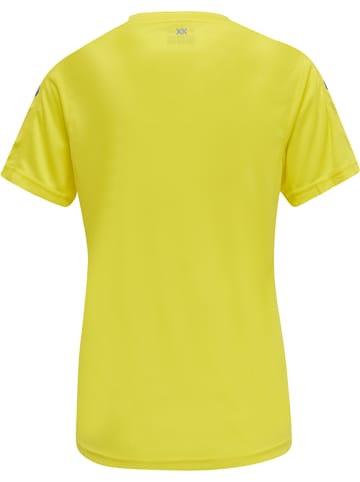 Hummel Frauentrikot S/S Hmlcore Xk Poly Jersey S/S Woman in BLAZING YELLOW/TRUE BLUE