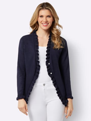 Sieh an! Strickjacke in marine