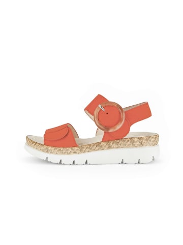 Gabor Fashion Plateau Sandalen in orange