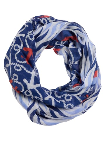 Laura Scott Loop in marine-weiß