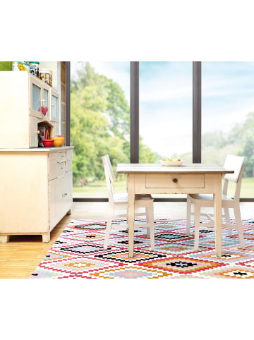 Wecon Home Kurzflorteppich Fresh Kelim in multicolor