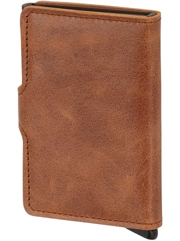 Secrid Geldbörse Miniwallet Vintage in Cognac-Brown