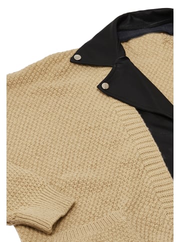 NAEMI Damen Strickjacke in Beige