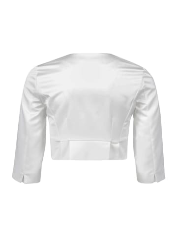 Vera Mont Bolero-Jacke mit Kellerfalten in Rohweiß