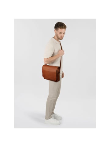 Greenburry Fiorentina Umhängetasche Leder 33 cm tan