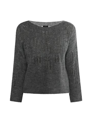 DreiMaster Klassik Damen Pullover in Grau Melange