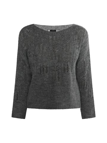 DreiMaster Klassik Pullover in Grau Melange