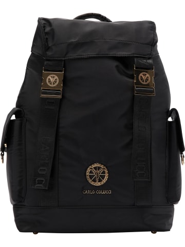 Carlo Colucci Tagesrucksack Cotini in Schwarz