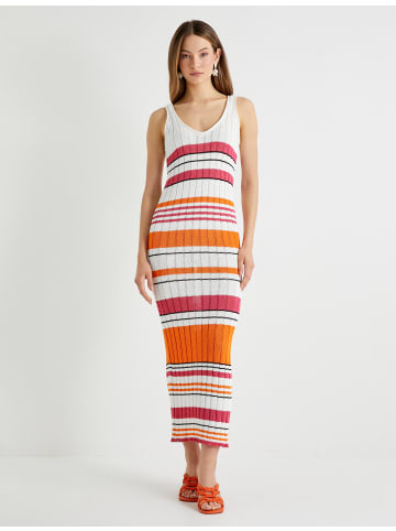 KOTON Kleid in Orange Gestreift