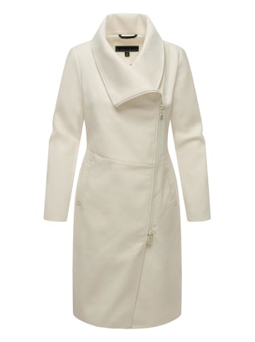 Navahoo Kurzmantel Samtrose 14 in Off White