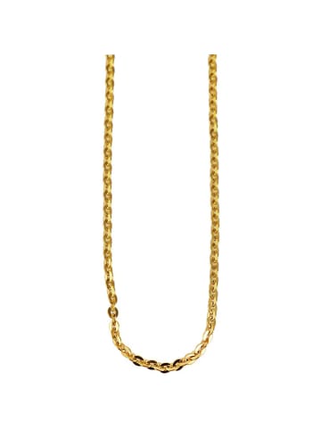 Adeliás Unisex Halskette – Ankerkette aus Edelstahl 45+5 in gold