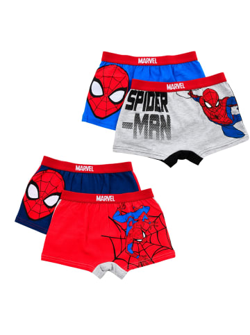Spiderman Spiderman Boxershorts 4er Pack Unterhosen in bunt