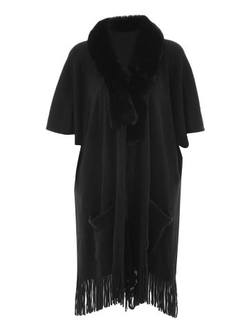 CHANI Poncho in Schwarz