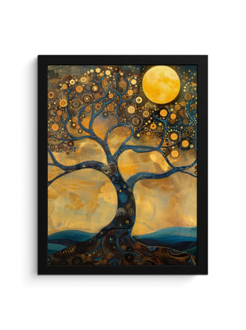 MuchoWow Poster mit Leiste Vollmond  (BxH)