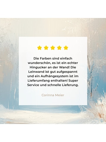 MuchoWow Leinwand bilder Winterwald (BxH)