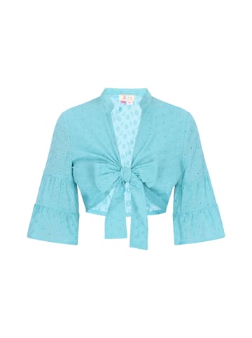 IZIA Women Blouse in aqua