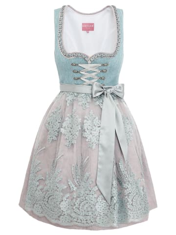 Krüger Dirndl Midi Dirndl 416667 in blau