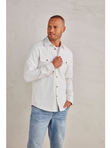 John Devin Langarmhemd in offwhite