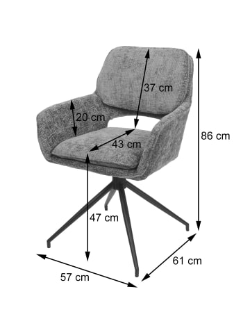 MCW 2er-Set Esszimmerstuhl N74, Grün