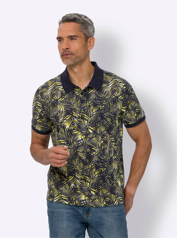 Sieh an! Poloshirt in marine-bedruckt