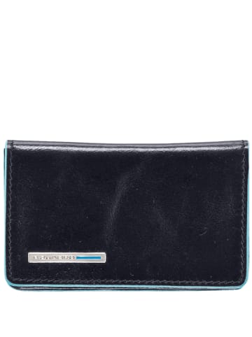 Piquadro Blue Square Visitenkartenetui Leder 10 cm in blau