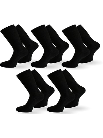 normani 10 Paar Damensocken Lady Socks in Schwarz