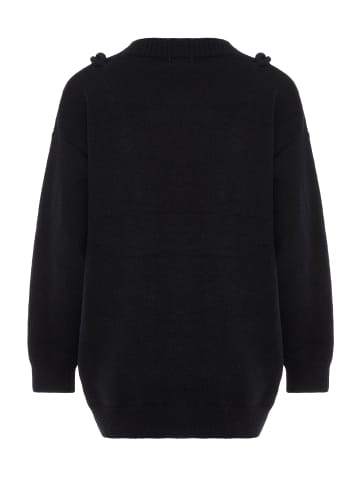 caissa Damen Strickjacke in Schwarz