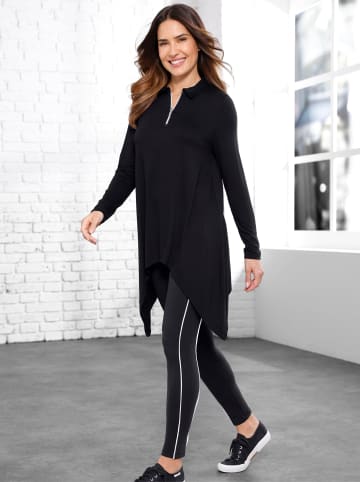 Sieh an! Zipfelshirt in schwarz