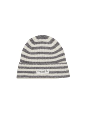 Marc O'Polo Gestreiftes Beanie in striped / warm granite melange