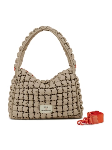 Les Visionnaires Unio Hobo Schultertasche 47 cm in toast