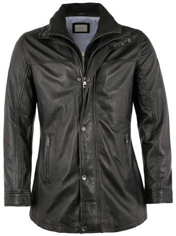 Bugatti Lederjacke Lammnappa in Schwarz