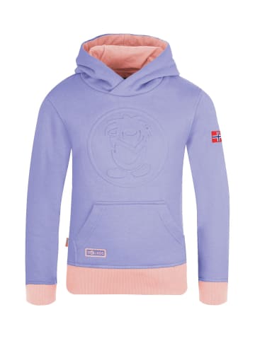 Trollkids Kapuzenpulli "Lillehammer" in Lavender/Aprikose