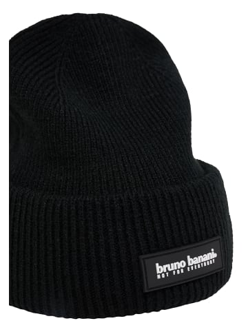 Bruno Banani Strickmütze CALDWELL in Schwarz