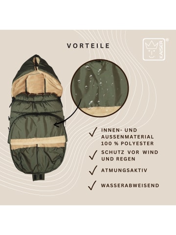 Kaiser Naturfellprodukte Kinderwagen Fußsack Akiko khaki