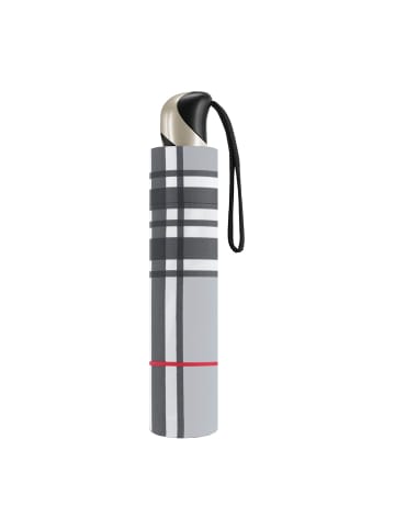 happy rain Selection Easymatic Ultra Light Auf-Automatik Taschenschirm in checks light grey