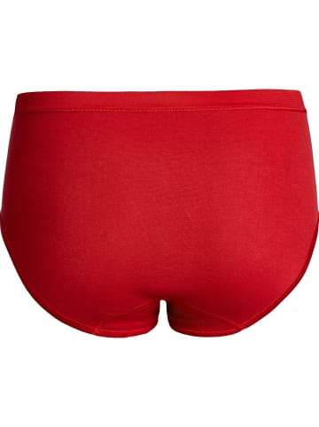 Con-ta Baumwolle, Feinripp Taillenslip 2er-Pack in rot