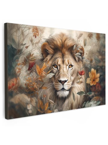 OnlyWow Leinwand Bilder Löwe