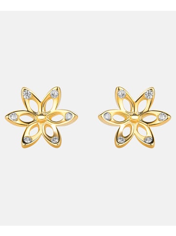 Diamant L'éternel Ohrringe aus 585 Gelbgold