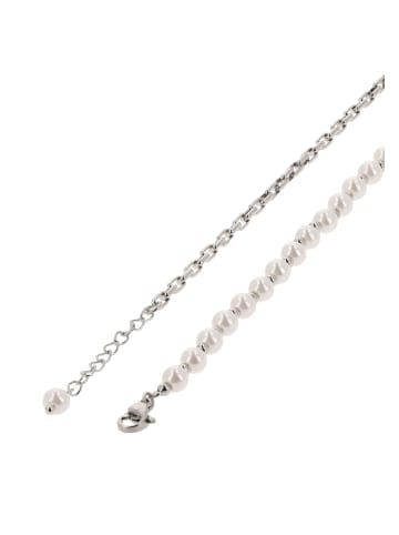 grassland Women Necklace in Silver White