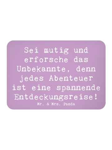 Mr. & Mrs. Panda Notizhalter Spruch Unbekannte Orte erkunden mit... in Lavendeltraum
