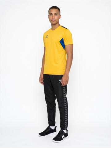 Hummel T-Shirt Hmlauthentic Herren in SPORTS YELLOW/TRUE BLUE