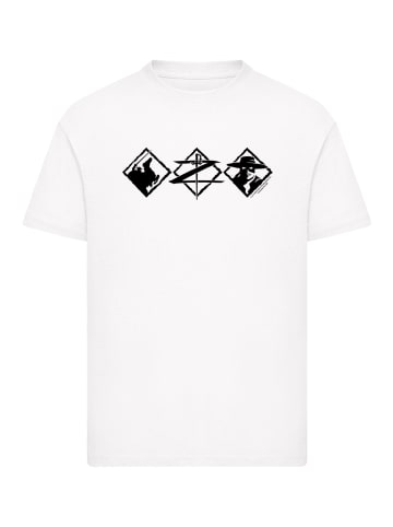 F4NT4STIC T-Shirt Zorro Diamond Trio in weiß