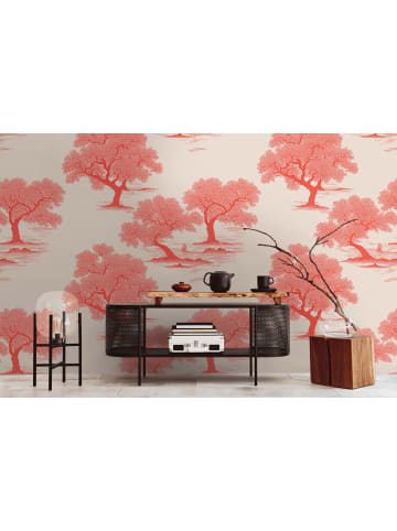 A.S. Création Tapete Oriental Garden in Creme-Rot