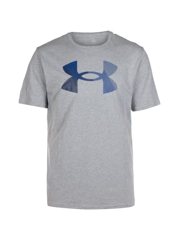 Under Armour Trainingsshirt Big Logo Fill in grau / blau