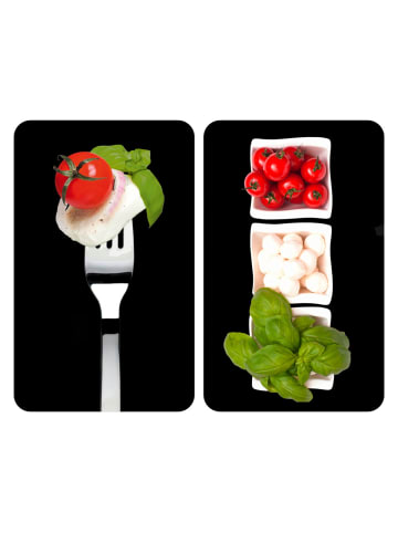 Wenko Herdabdeckplatte Universal Caprese 2er Set in Mehrfarbig