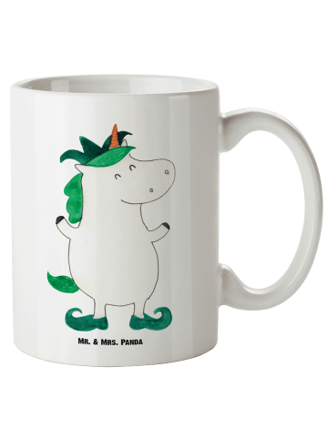 Mr. & Mrs. Panda Teepott Einhorn Joker ohne Spruch in Weiß