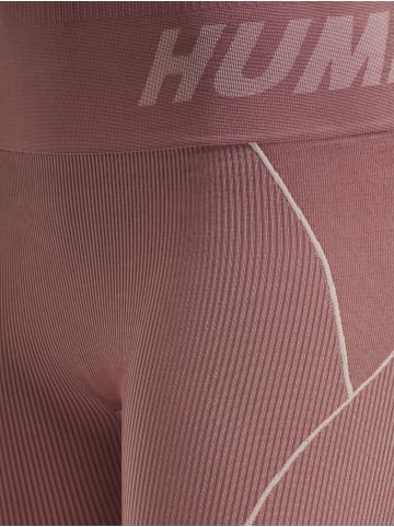 Hummel Hummel Tights Hmlte Multisport Damen Dehnbarem Schnelltrocknend Nahtlosen in WITHERED ROSE/ROSE TAN MELANGE